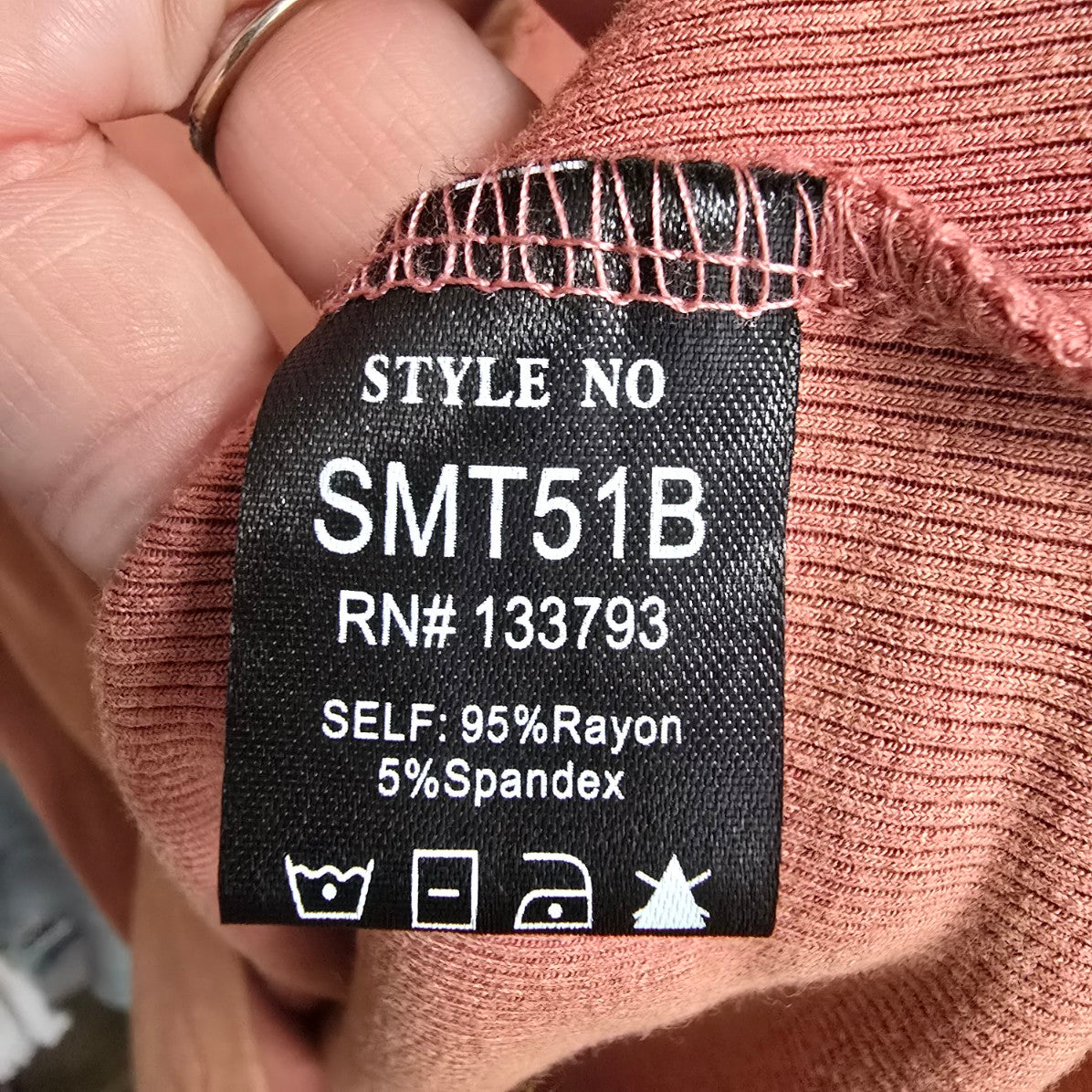 Pol Pink V Neck Button Detail Sleeveless Top Size L