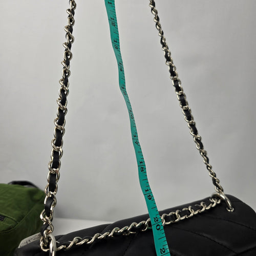 Badgley Mischka Black Quilted Shoulder Purse