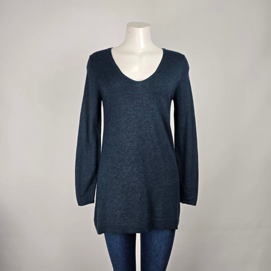 Sandwich Blue Cotton Sweater Size S