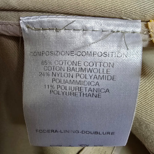 Stella McCartney Cream Cotton Pea Coat Size 10