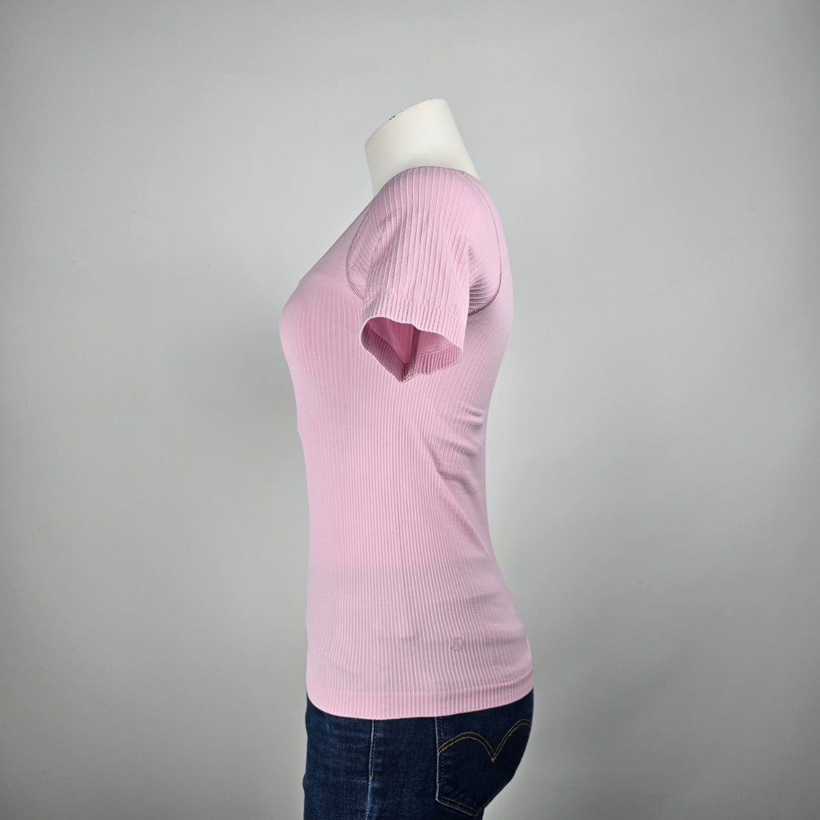 Lululemon Ebb to Street Short-Sleeve Pink Shirt Size 8