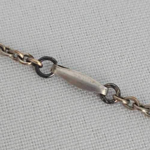 Antique British Silver King George V 3 Pence 1912-1921 Necklace