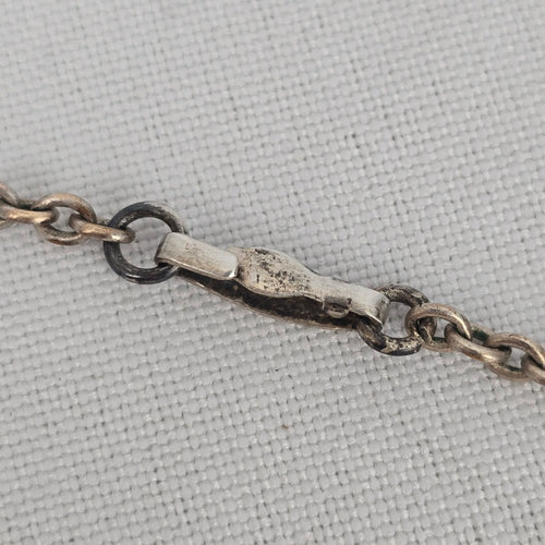 Antique British Silver King George V 3 Pence 1912-1921 Necklace