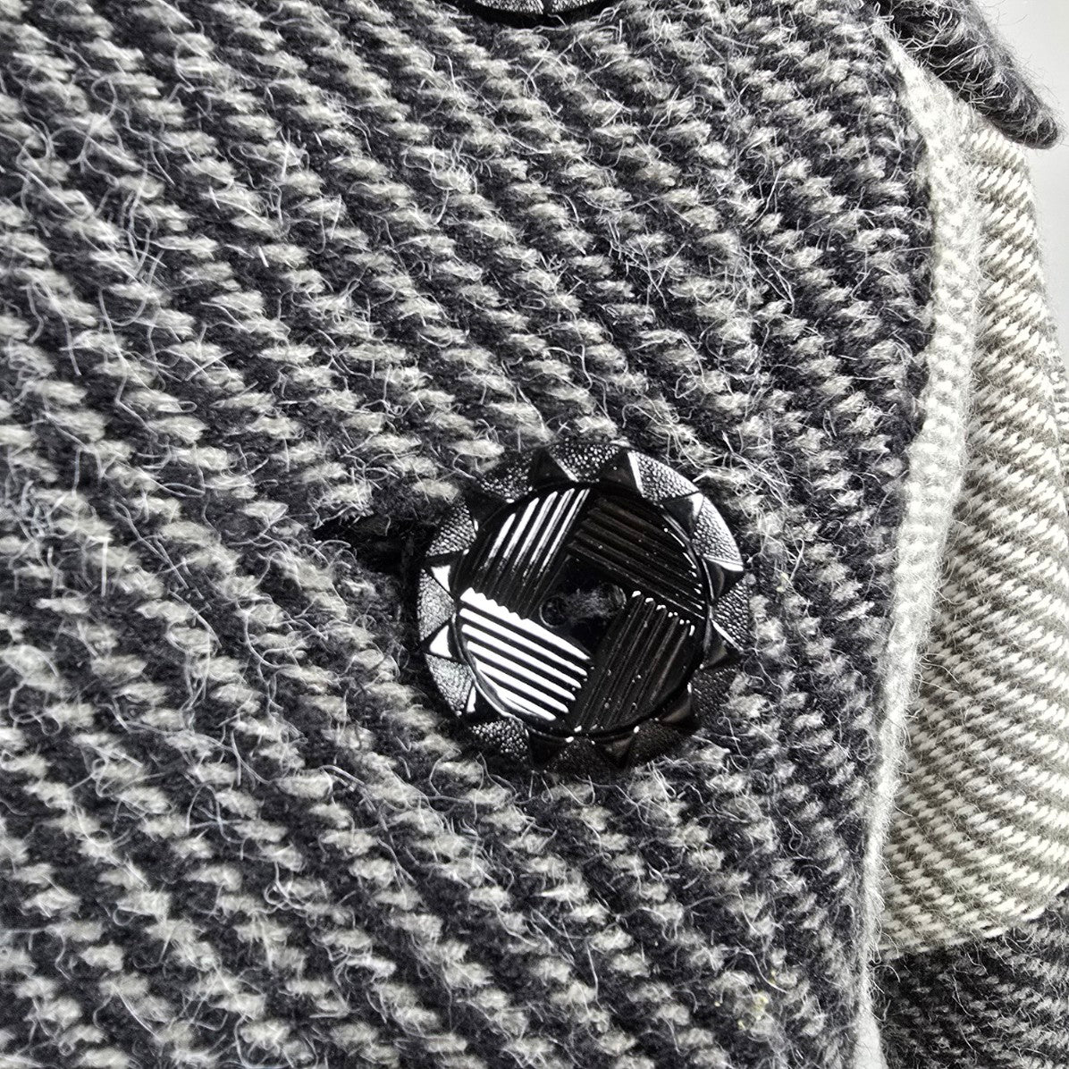Papa Grey Knit Button Up Cardigan Size S/M