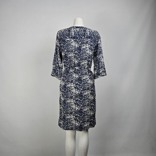 Soya Concept Blue Animal Print Shirt Dress Size M