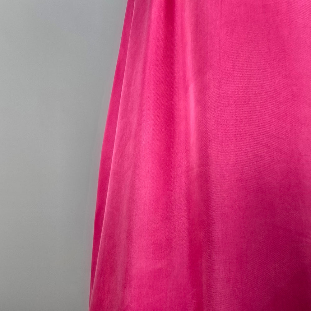 Pink Silk Maxi Dress Size L