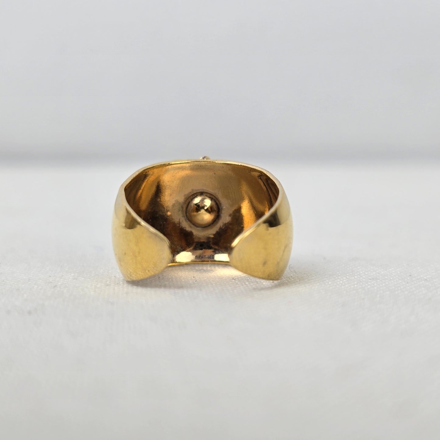 Sarah Coventry Gold Tone 1977 Sea Star Adjustable Ring