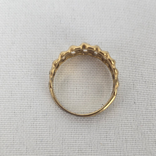 Vintage Gold Tone Ring 8.5