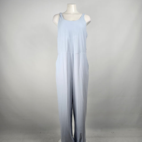 Zyia Active Light Blue Sleevless Jumpsuit Size XXXL