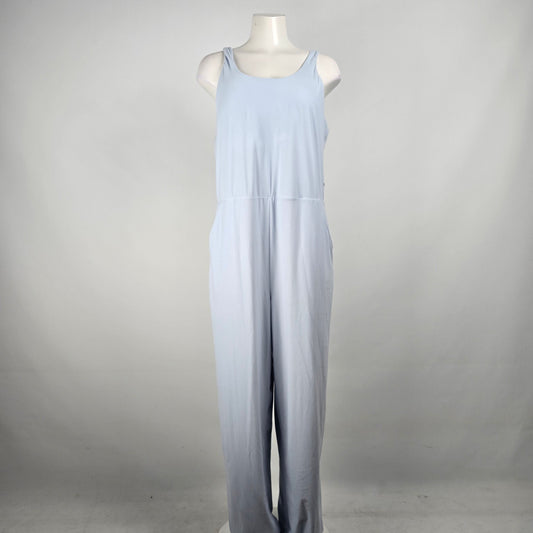 Zyia Active Light Blue Sleevless Jumpsuit Size XXXL