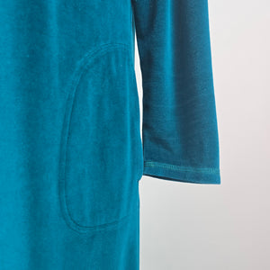 Vintage Mr Robert Green Velvet Maxi Dress Size M/L