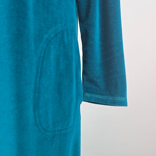 Vintage Mr Robert Green Velvet Maxi Dress Size M/L
