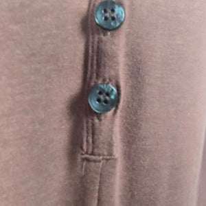 Smash + Tess Brown Onesie Jumpsuit Lounge Wear Size S