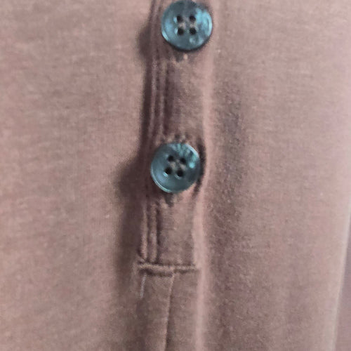 Smash + Tess Brown Onesie Jumpsuit Lounge Wear Size S