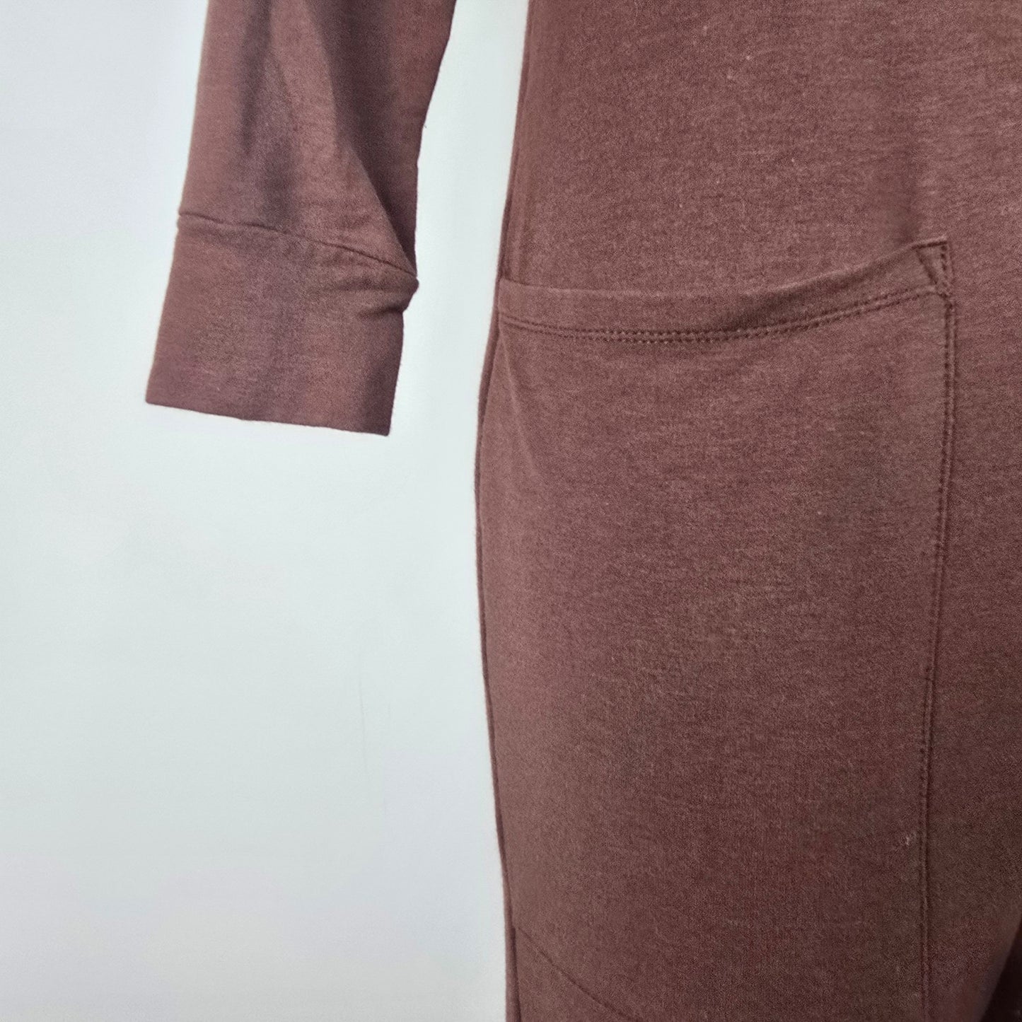 Smash + Tess Brown Onesie Jumpsuit Lounge Wear Size S