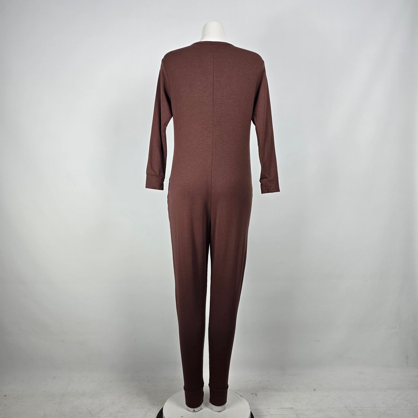 Smash + Tess Brown Onesie Jumpsuit Lounge Wear Size S