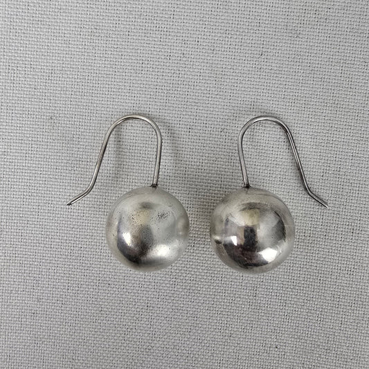 925 Sterling Silver Ball Drop Earrings