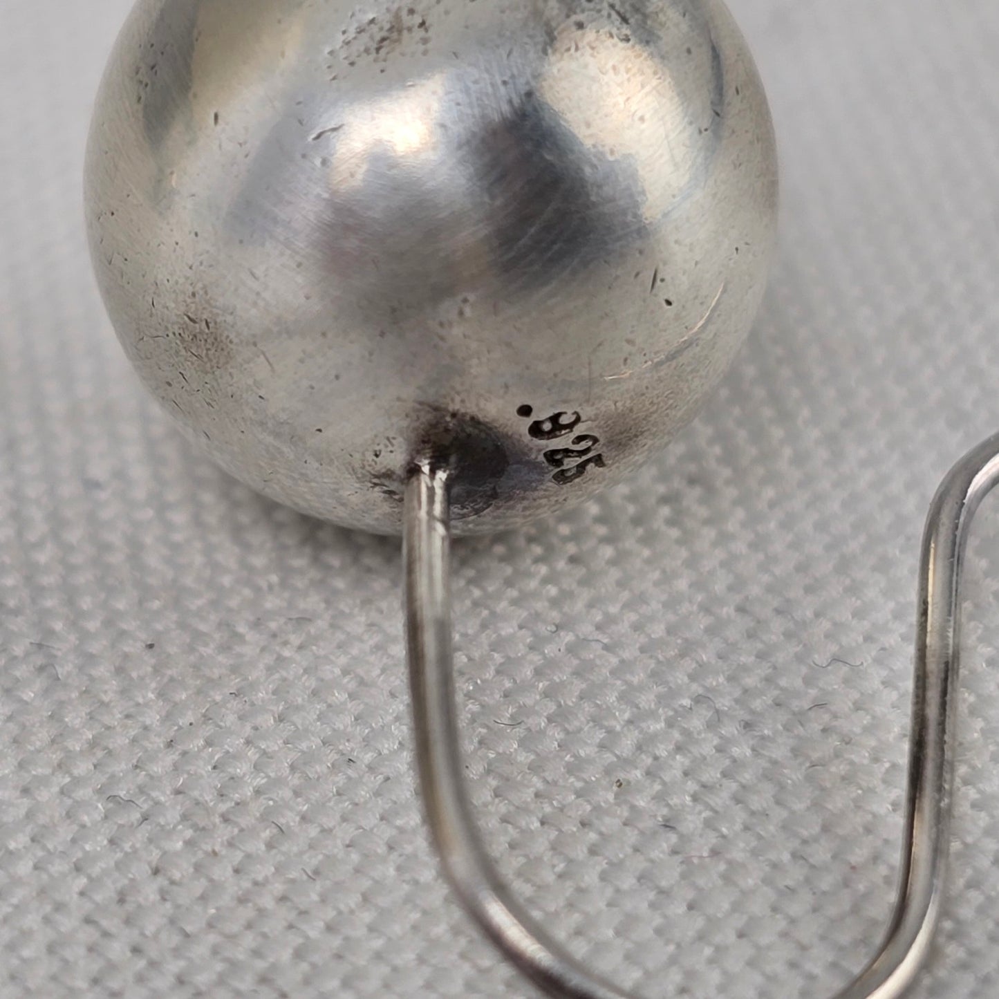925 Sterling Silver Ball Drop Earrings