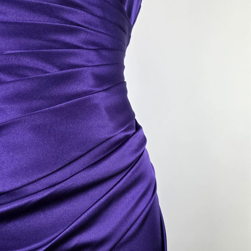 Sorella Vita Purple Rushed Event Gown Size M/L