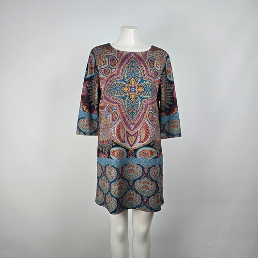 Isle by Melis Kozan Floral Print Mini Dress Size L