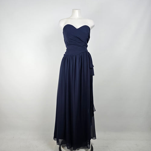 Alfred Angelo Blue Chiffon Event Dress Size M/L