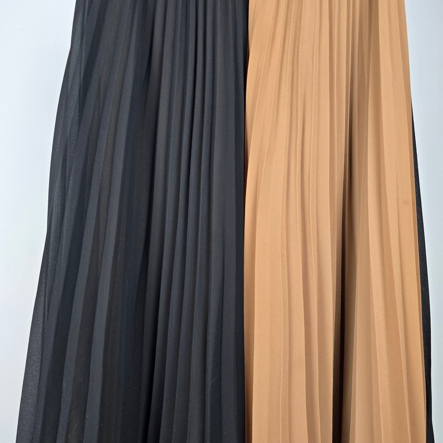 InWear Brown & Black Pleated Maxi Skirt Size 10