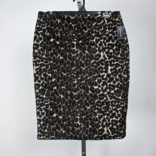 Lord & Taylor Animal Print Pencil Skirt Size 4
