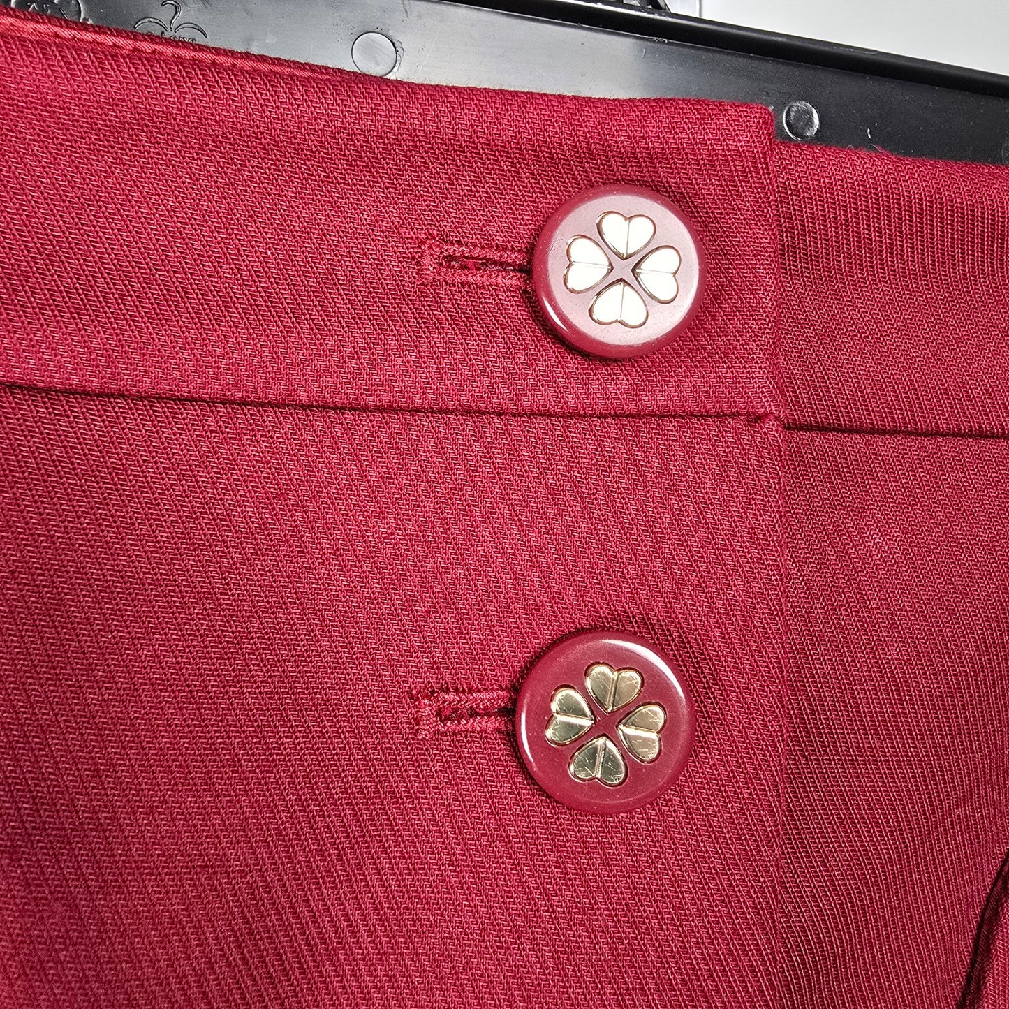 Kate Spade Red Spade Pocket Skirt Size 4
