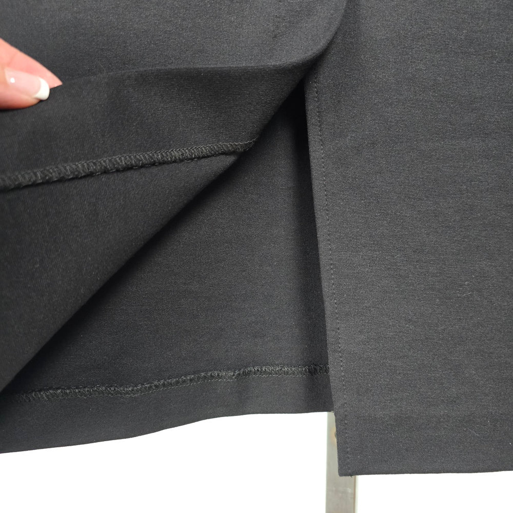 Le Chateau Black Belted Midi Pencil Skirt Size 5/6