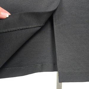 Le Chateau Black Belted Midi Pencil Skirt Size 5/6