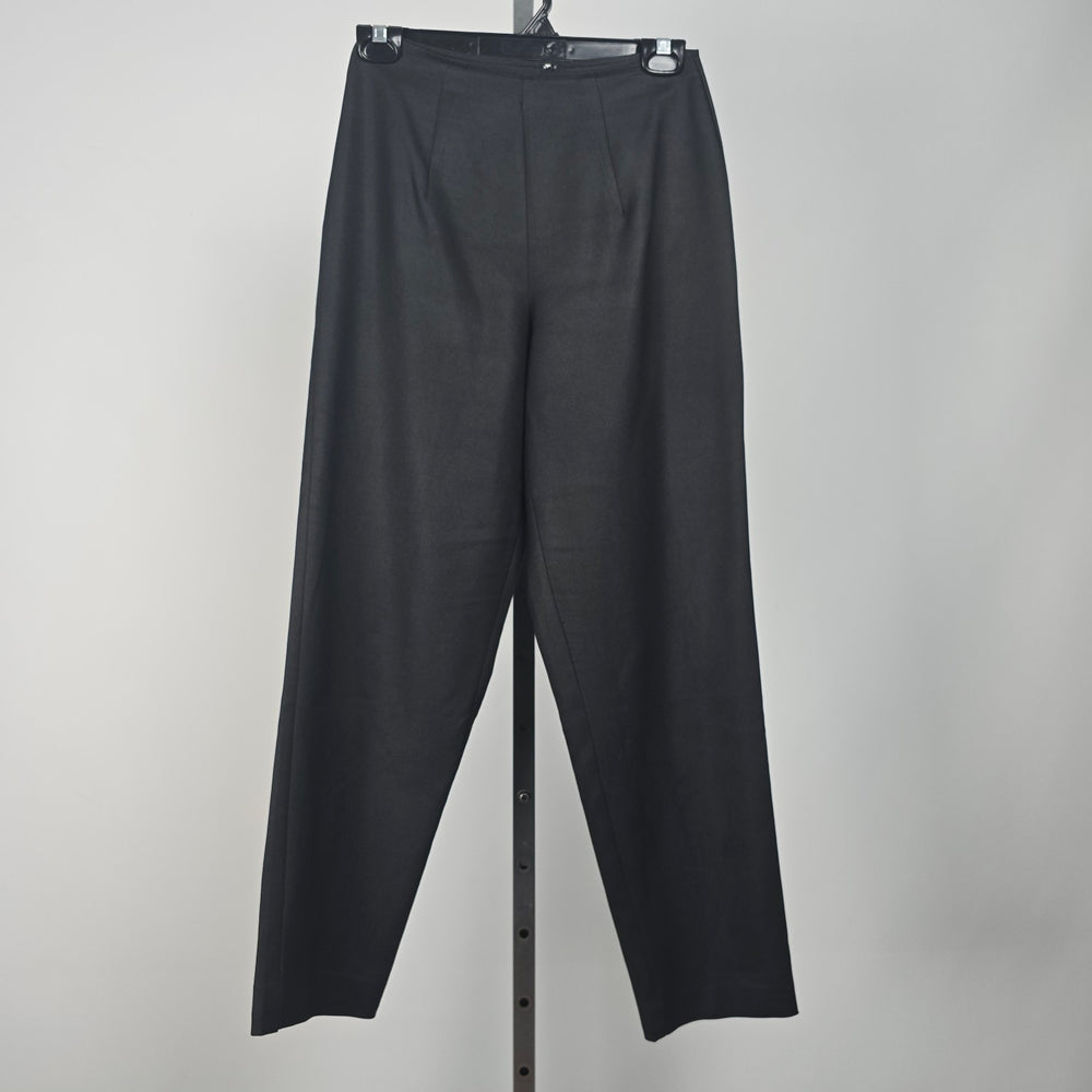 Vintage Wrapper Black High Waisted Cropped Pants Size 3/4