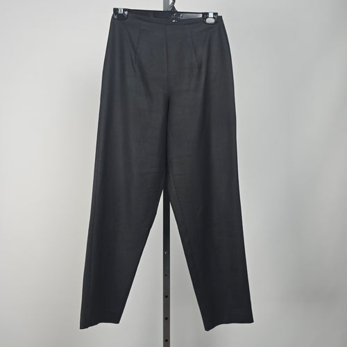Vintage Wrapper Black High Waisted Cropped Pants Size 3/4