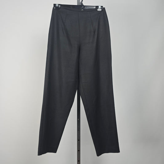 Vintage Wrapper Black High Waisted Cropped Pants Size 3/4