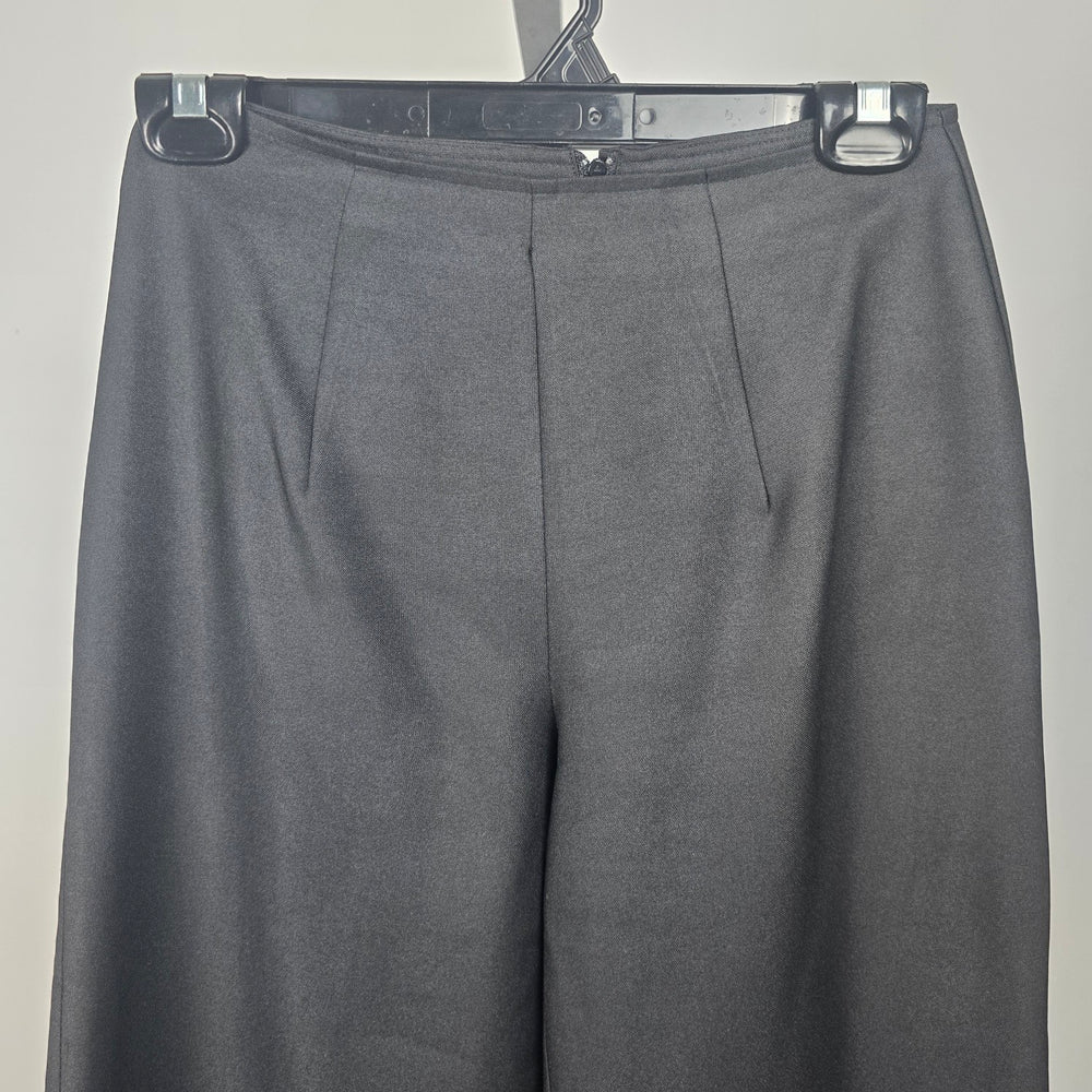 Vintage Wrapper Black High Waisted Cropped Pants Size 3/4
