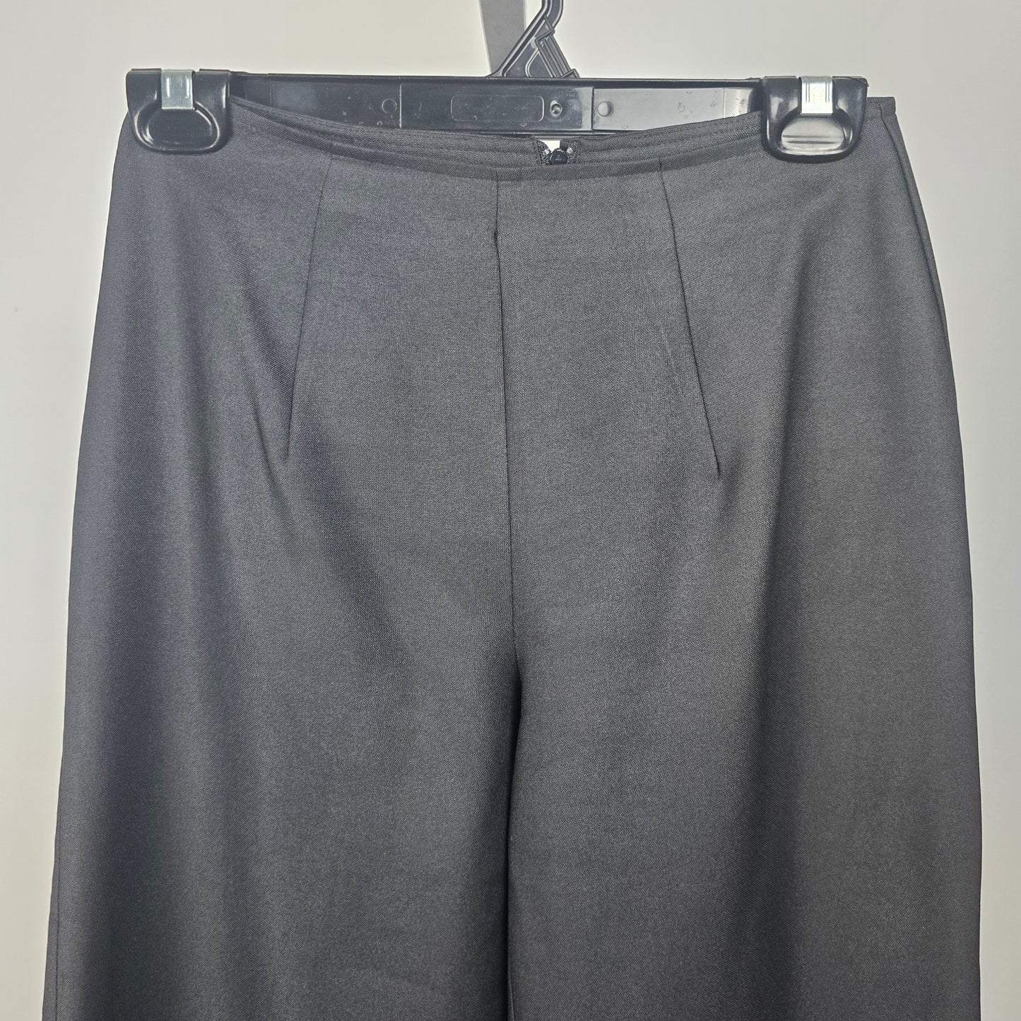 Vintage Wrapper Black High Waisted Cropped Pants Size 3/4