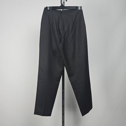 Vintage Wrapper Black High Waisted Cropped Pants Size 3/4