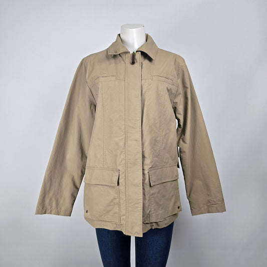 Wind River Brown Zip Up UV Protection Light Jacket Size XL