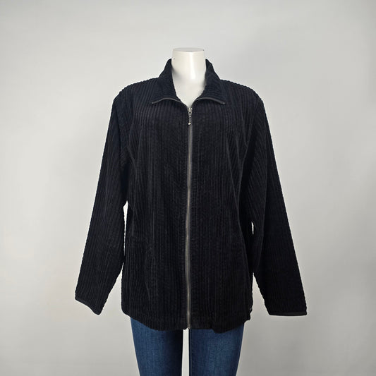 Woolrich Back Corduroy Zip Up Light Jacket Size 2XL