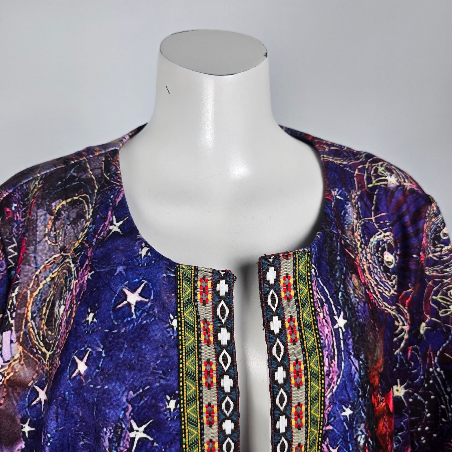 Just Fashion Now Bright Floral Print Jacket Size 3XL