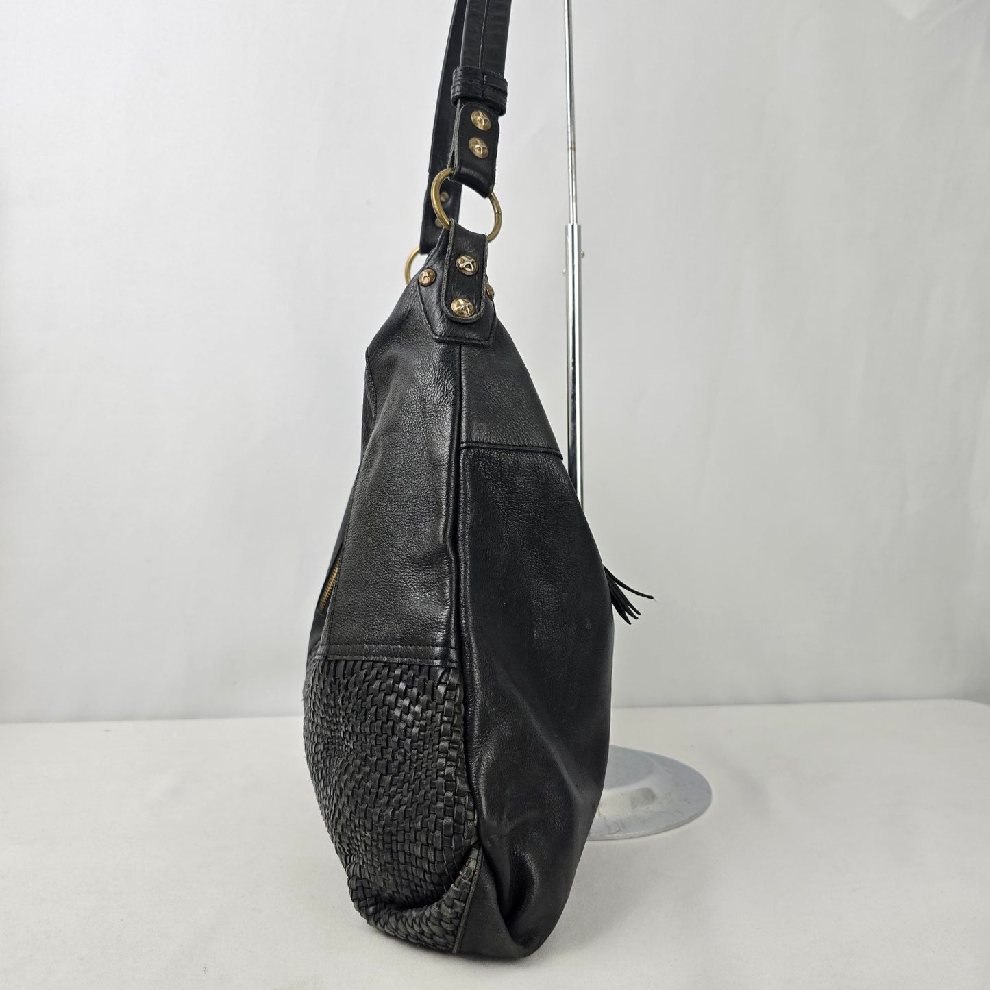 Boutique of Leathers Black Hobo Purse