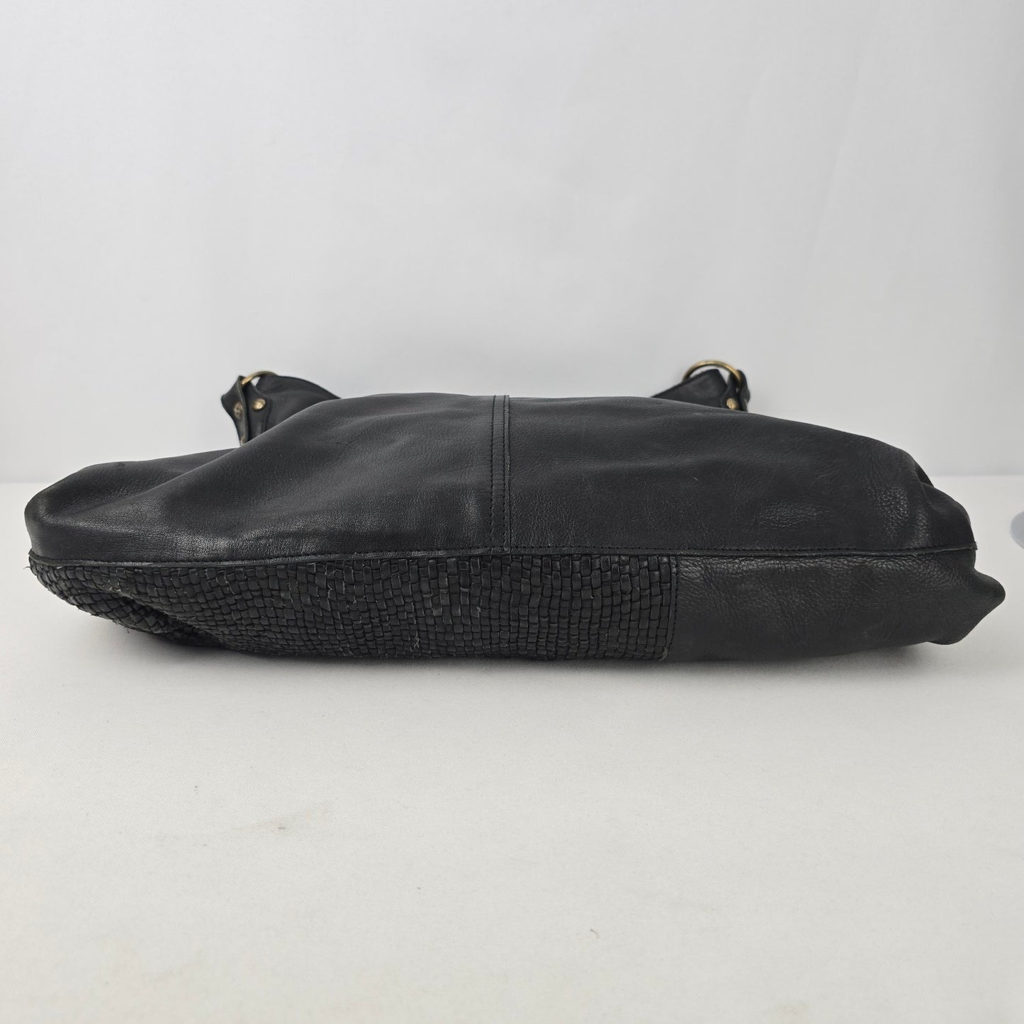 Boutique of Leathers Black Hobo Purse