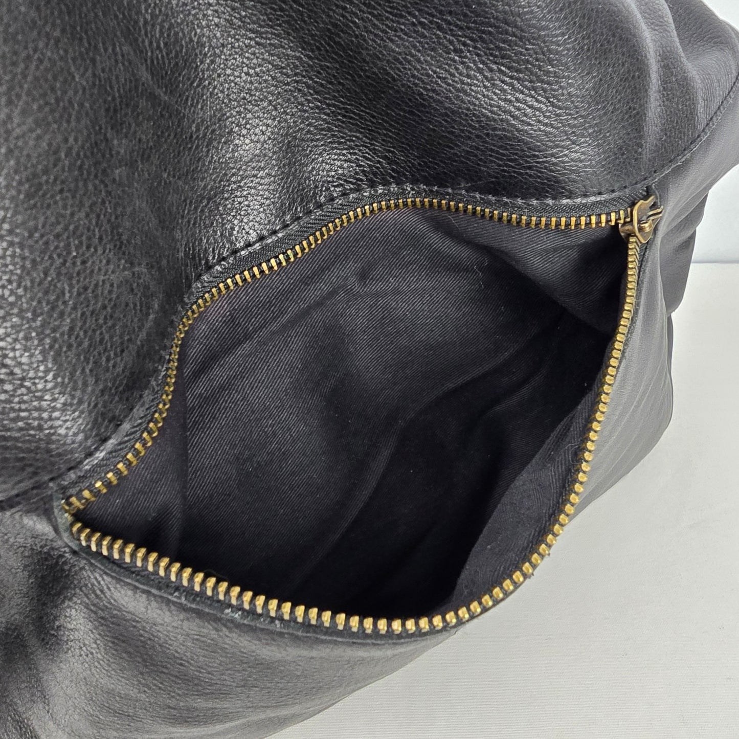 Boutique of Leathers Black Hobo Purse