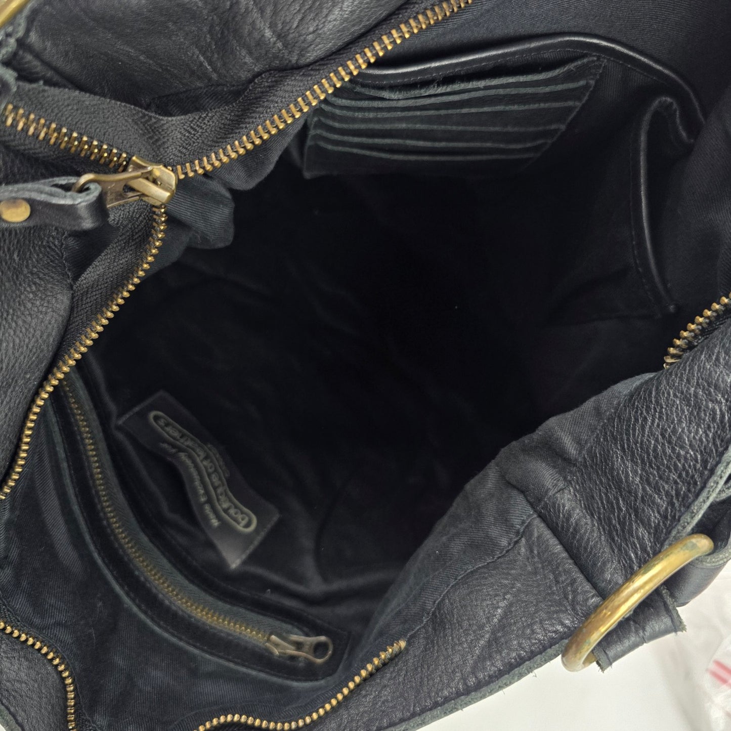 Boutique of Leathers Black Hobo Purse