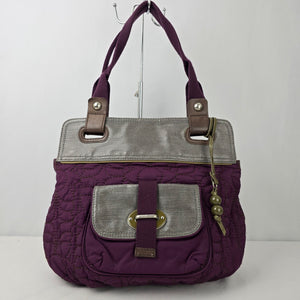 Fossil Purple & Grey Quilted Purse