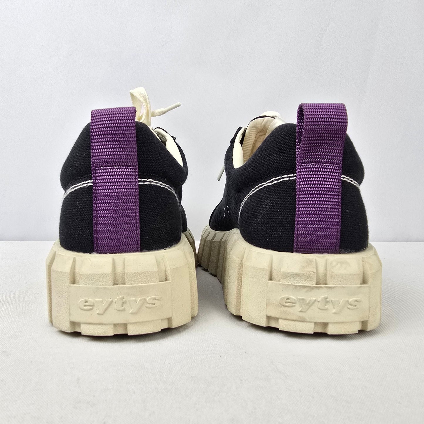 EYTYS  Odessa Black & Purple Lace Up Sneakers Size 10.5