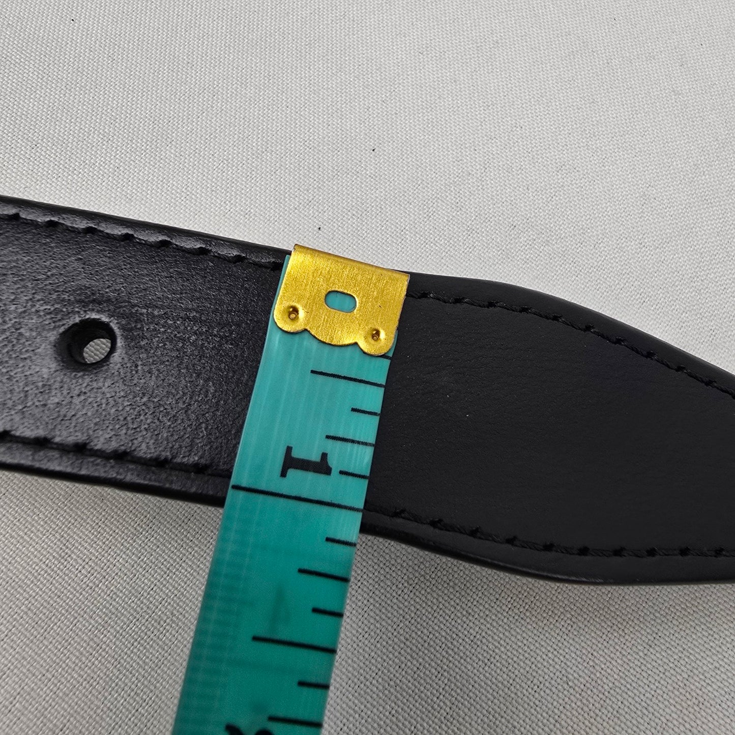 Black Leather Silver Studded Western Belt Size 26