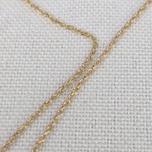 10k Gold Flower Best Friend Pendant Chain Necklace