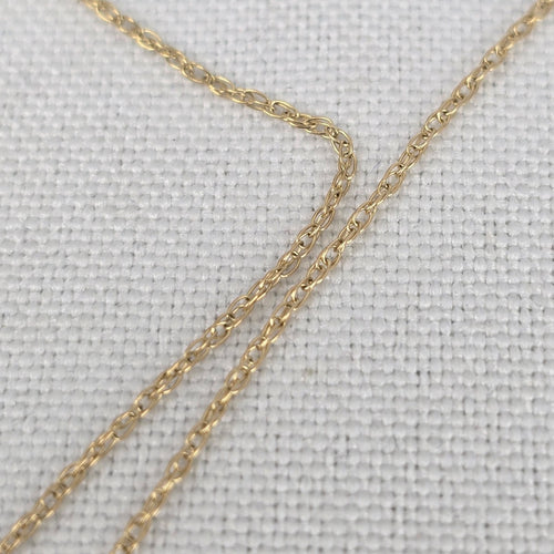 10k Gold Flower Best Friend Pendant Chain Necklace