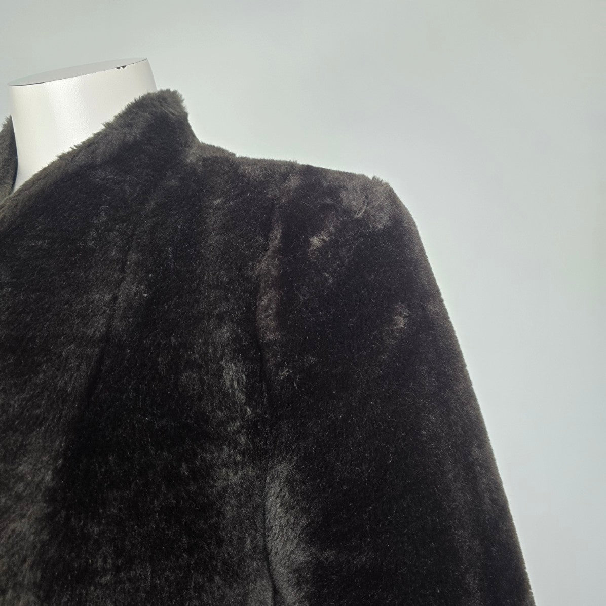 Vintage Brown Faux Fur Jacket Size M/L
