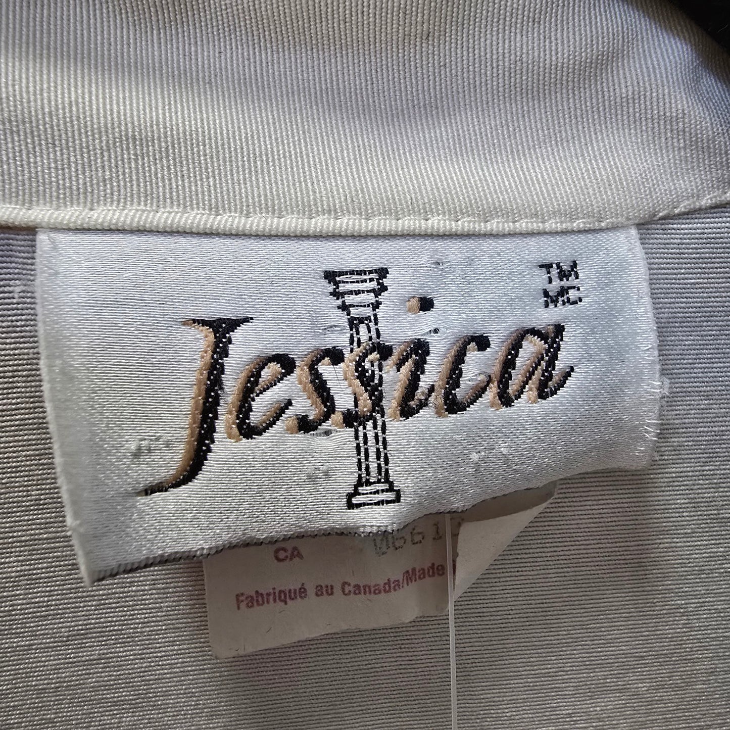 Vintage Jessica White Tassel Western Button Up Blouse Size 14